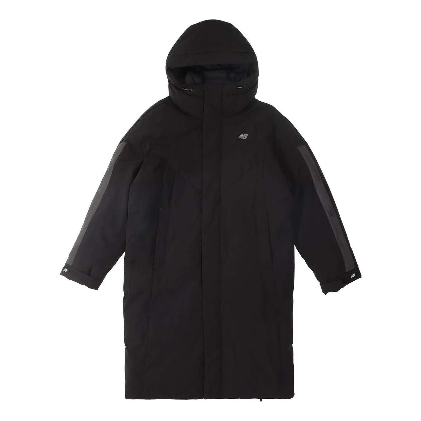 New Balance Street Style Long Down Jacket 'Black' NQ94R041-BK - 1