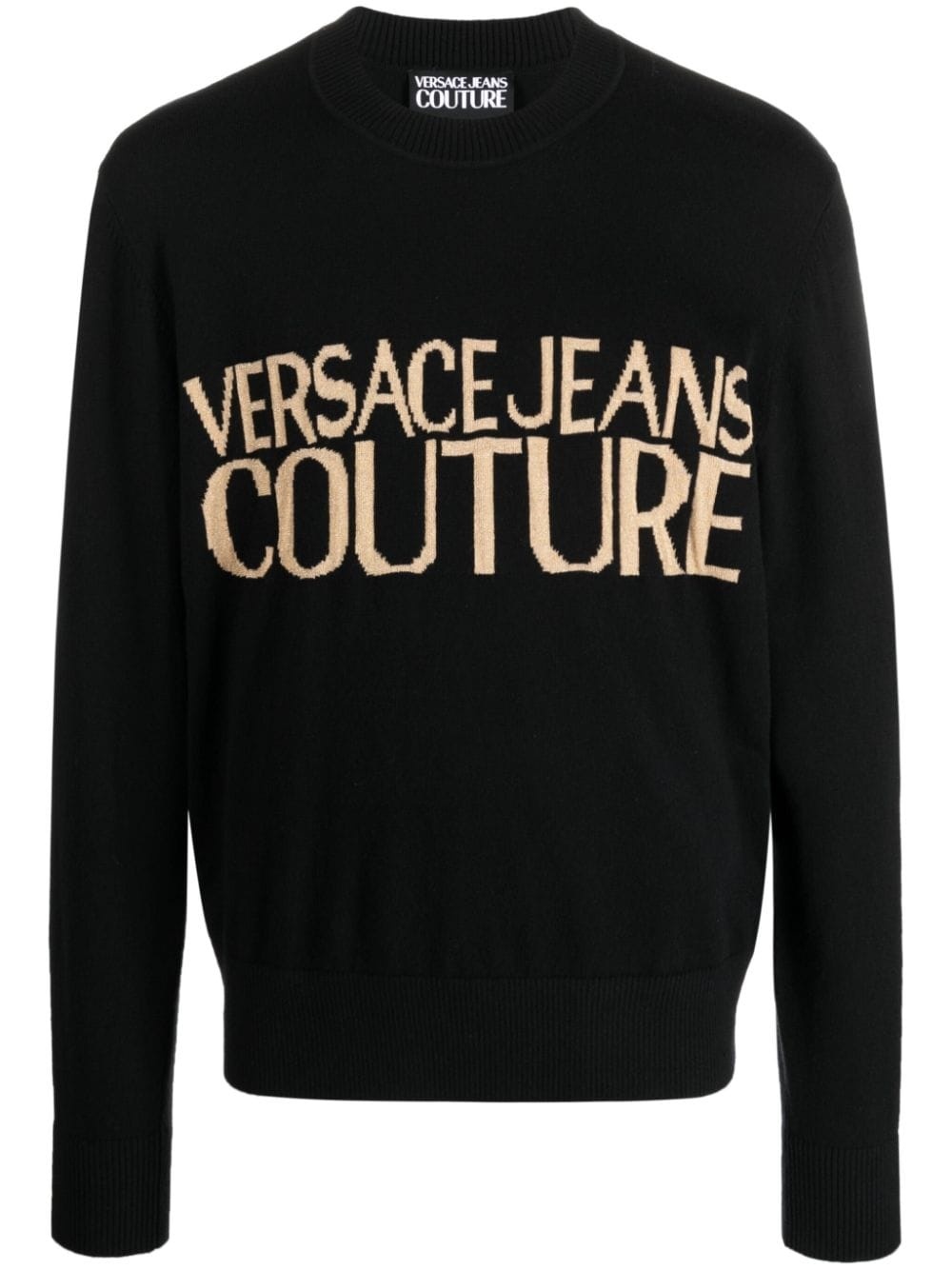 intarsia-knit crew-neck jumper - 1