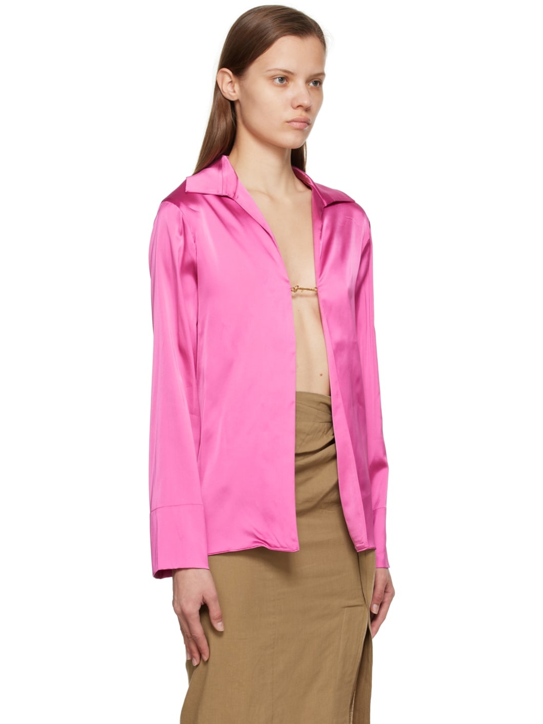 Pink Le Papier 'La Chemise Notte' Shirt - 2