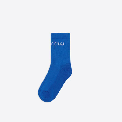 BALENCIAGA Men's Tennis Socks in Night Blue outlook