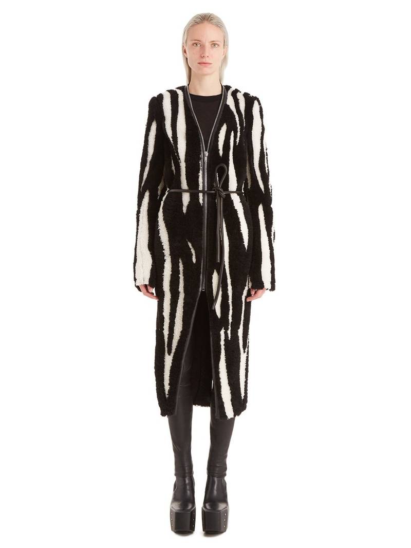 Gethsemane zebra-pattern coat 9