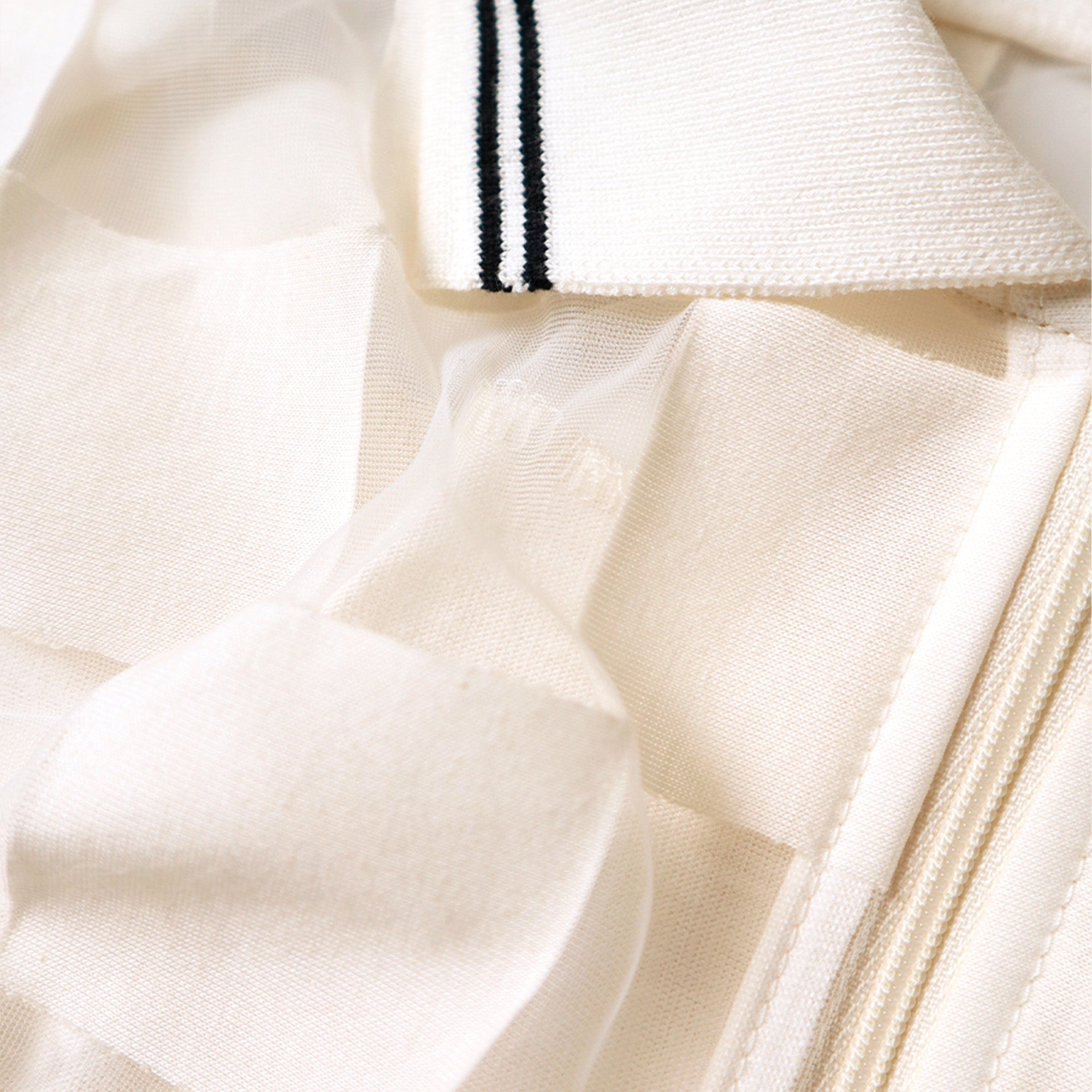 CHECKER SEE-THROUGH POLO SHIRTS - 5