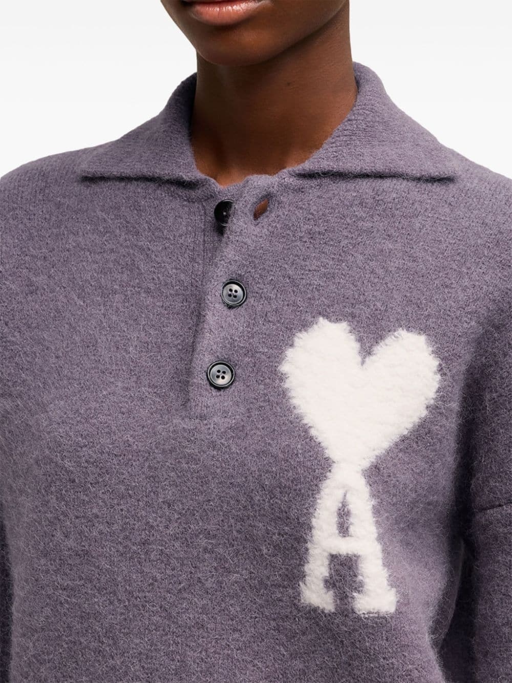 Ami De Coeur polo-collar jumper - 7