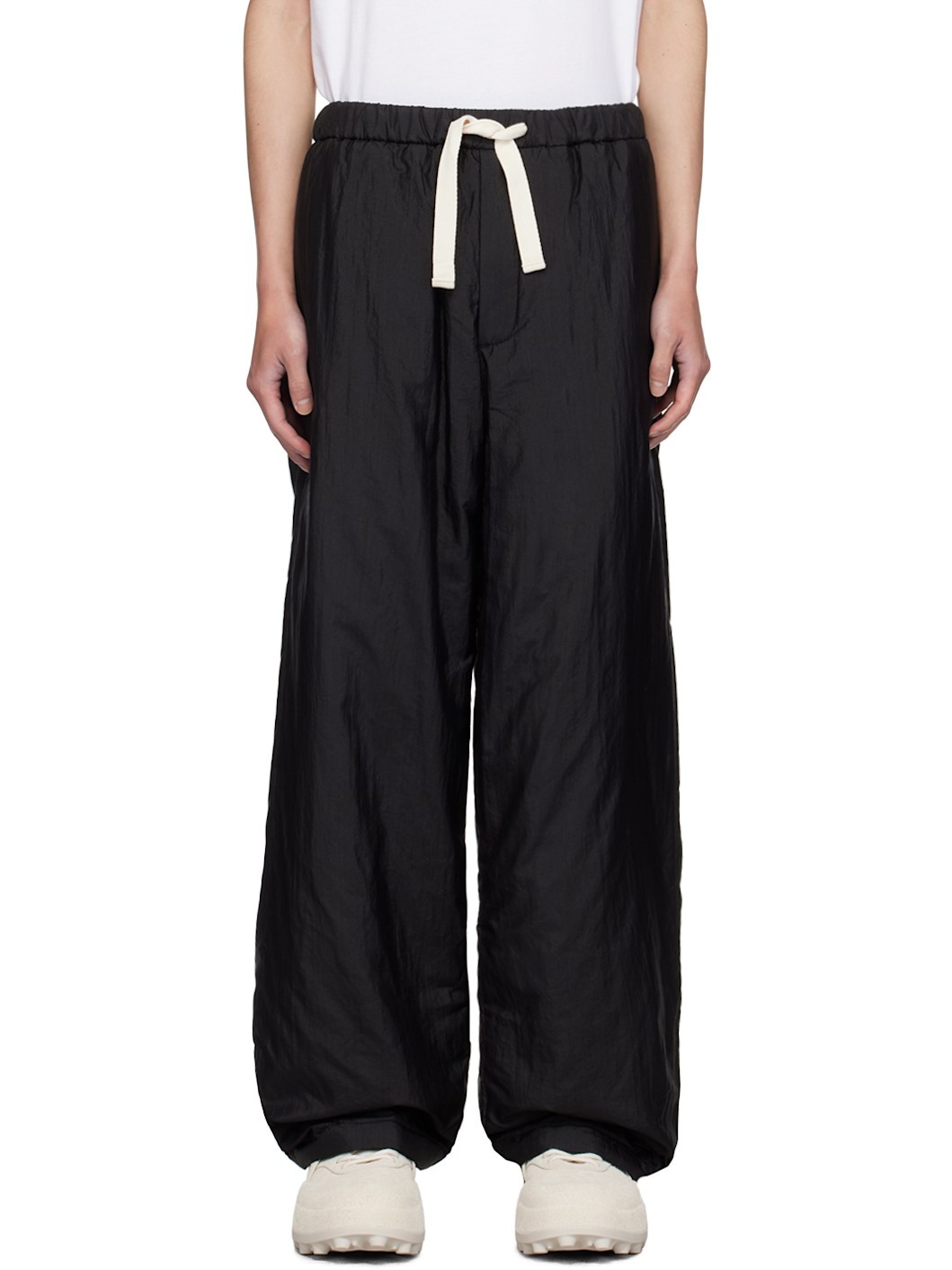 Black Padded Trousers - 1