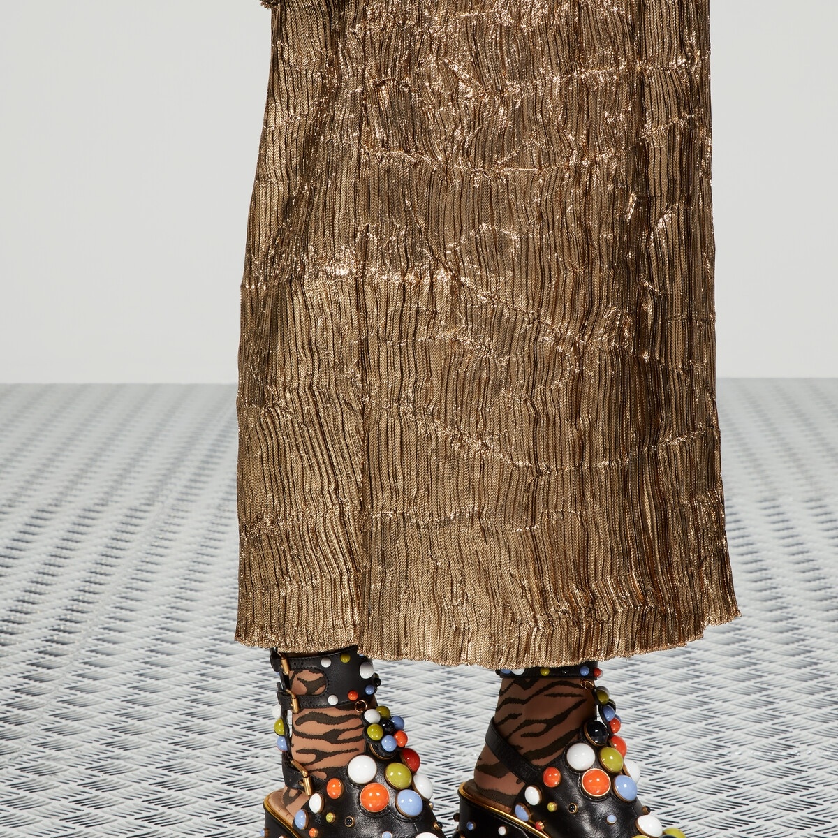 Froisse lurex skirt - 3