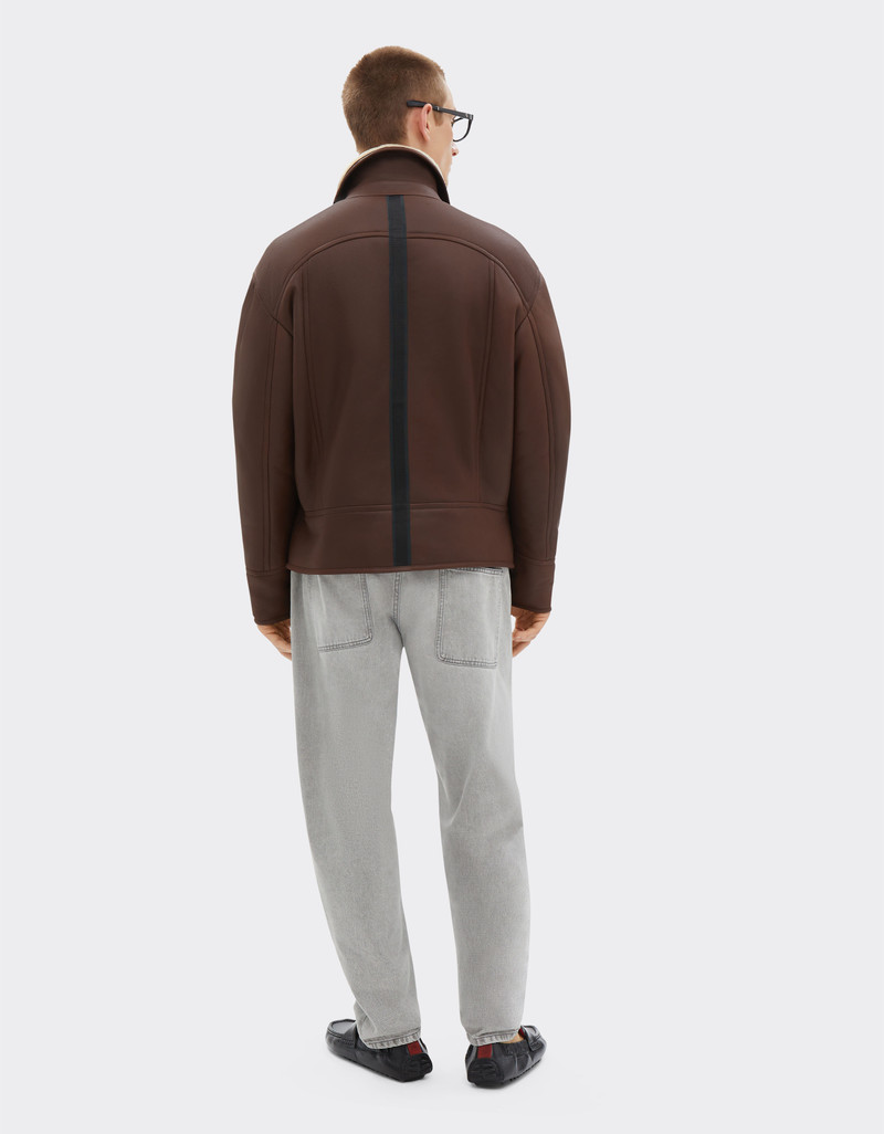Shearling bomber jacket 4