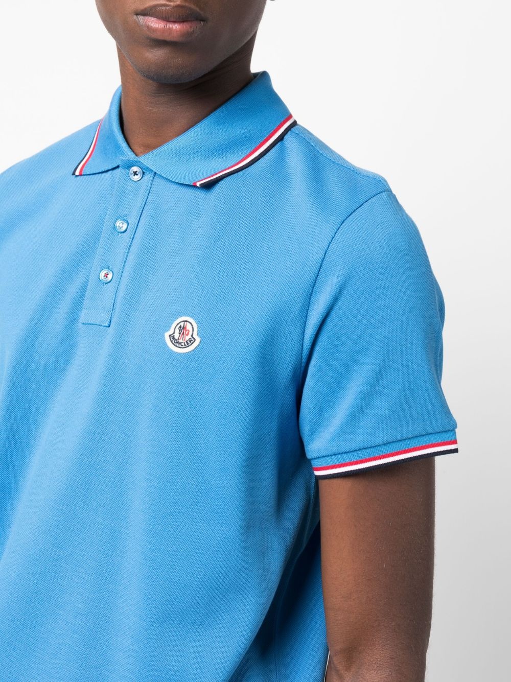 logo-appliquÃ© cotton polo shirt - 5