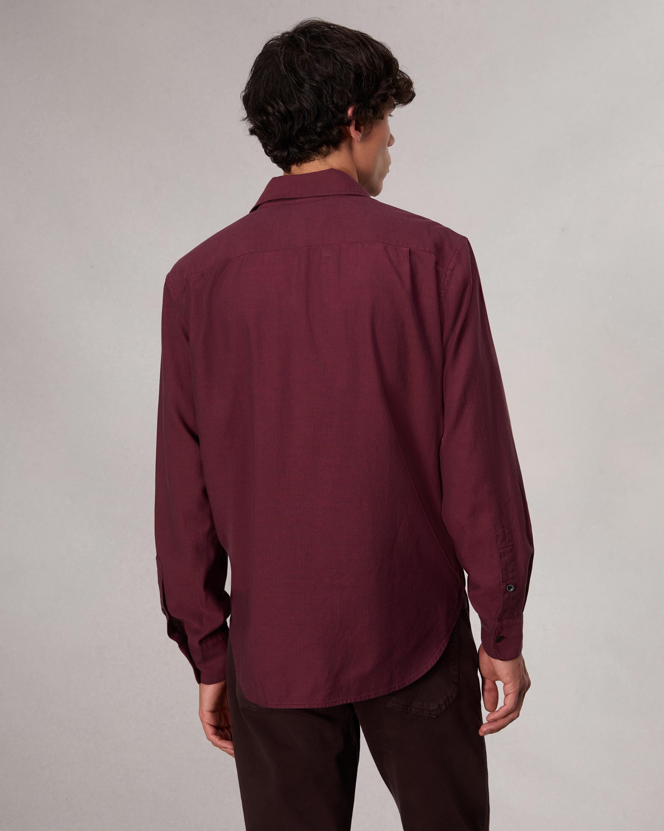 Finch Textured Striped Shirt - 5