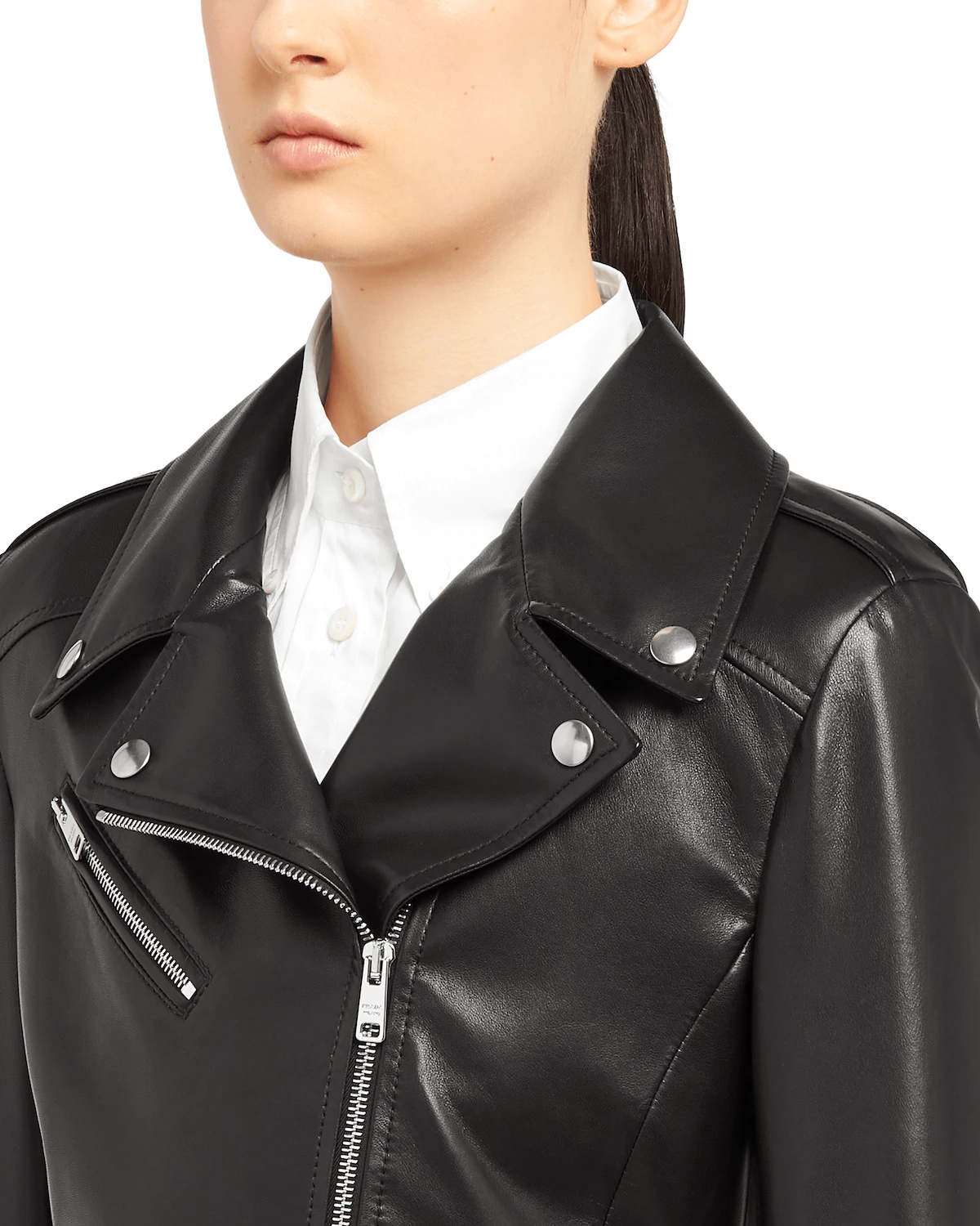 Nappa leather biker jacket - 5