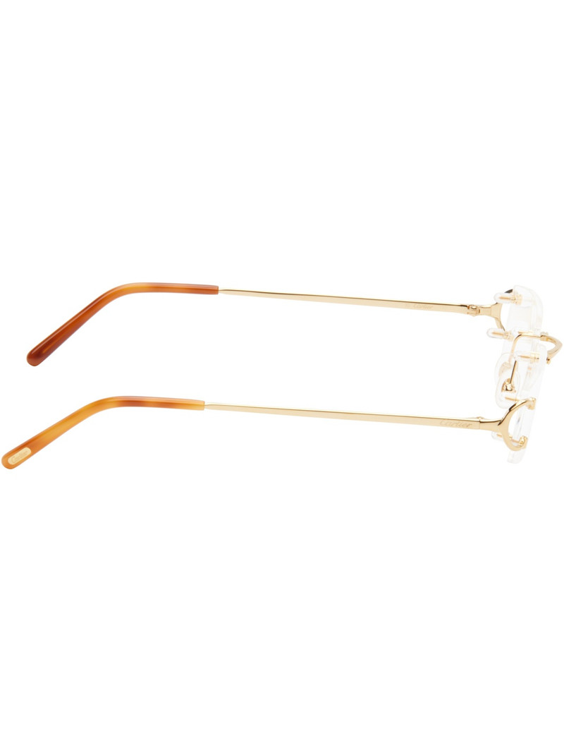 Cartier Gold CT0092O Glasses outlook