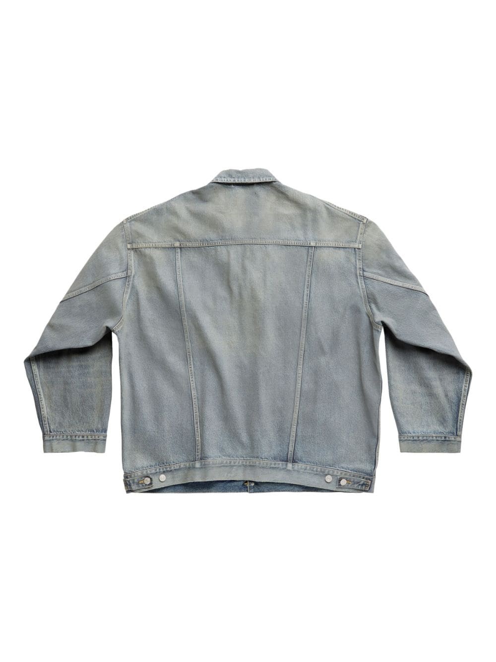 single-breasted denim jacket - 6