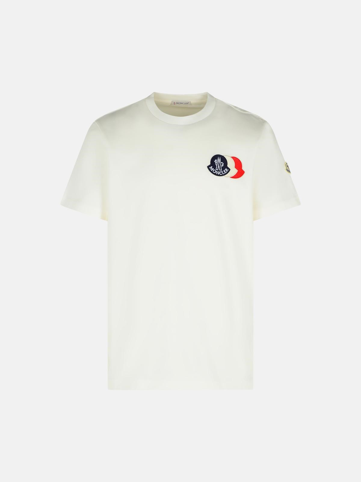 WHITE COTTON T-SHIRT - 1