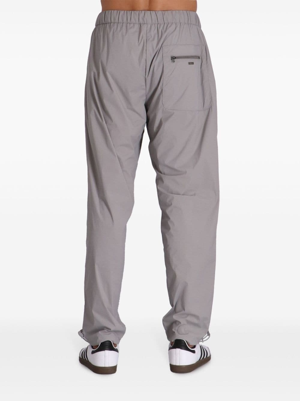 drawstring loose-fit trousers - 4