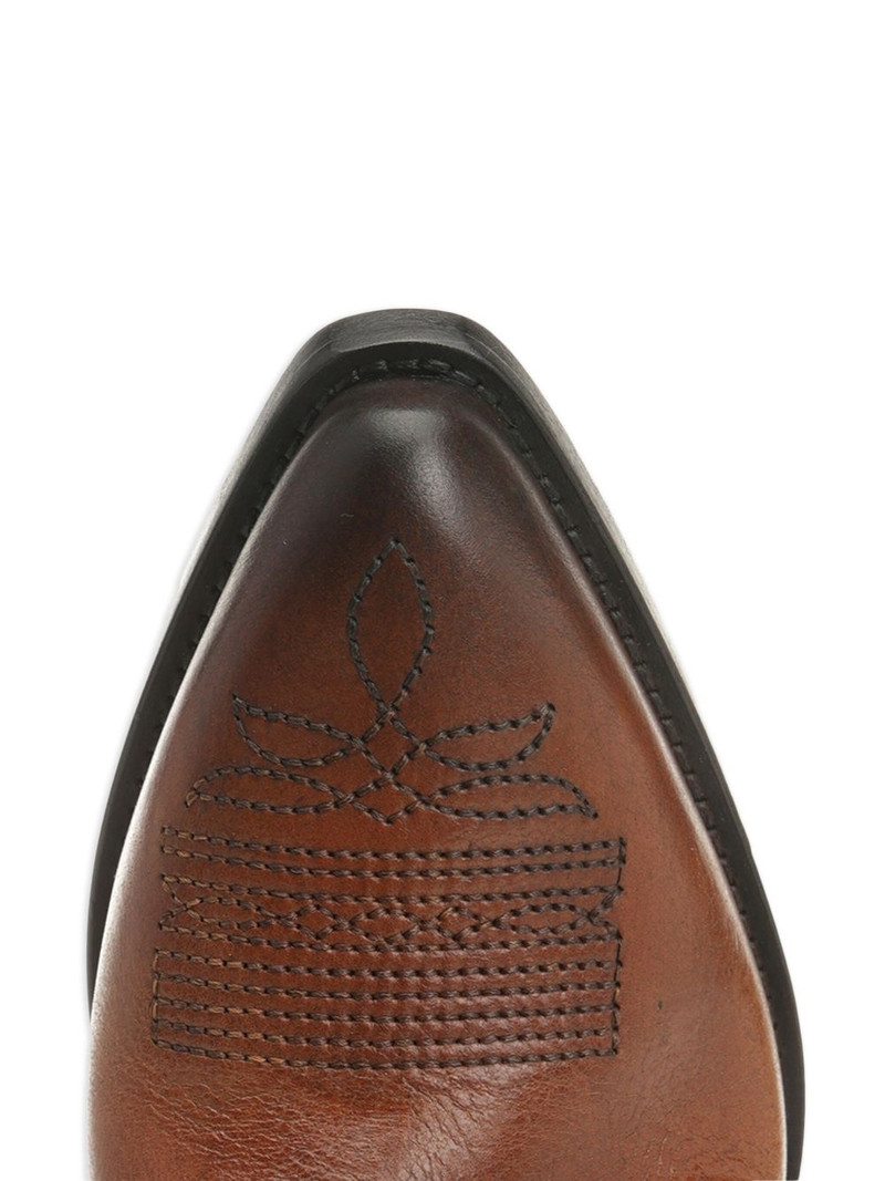 star-embroidered leather boots 5
