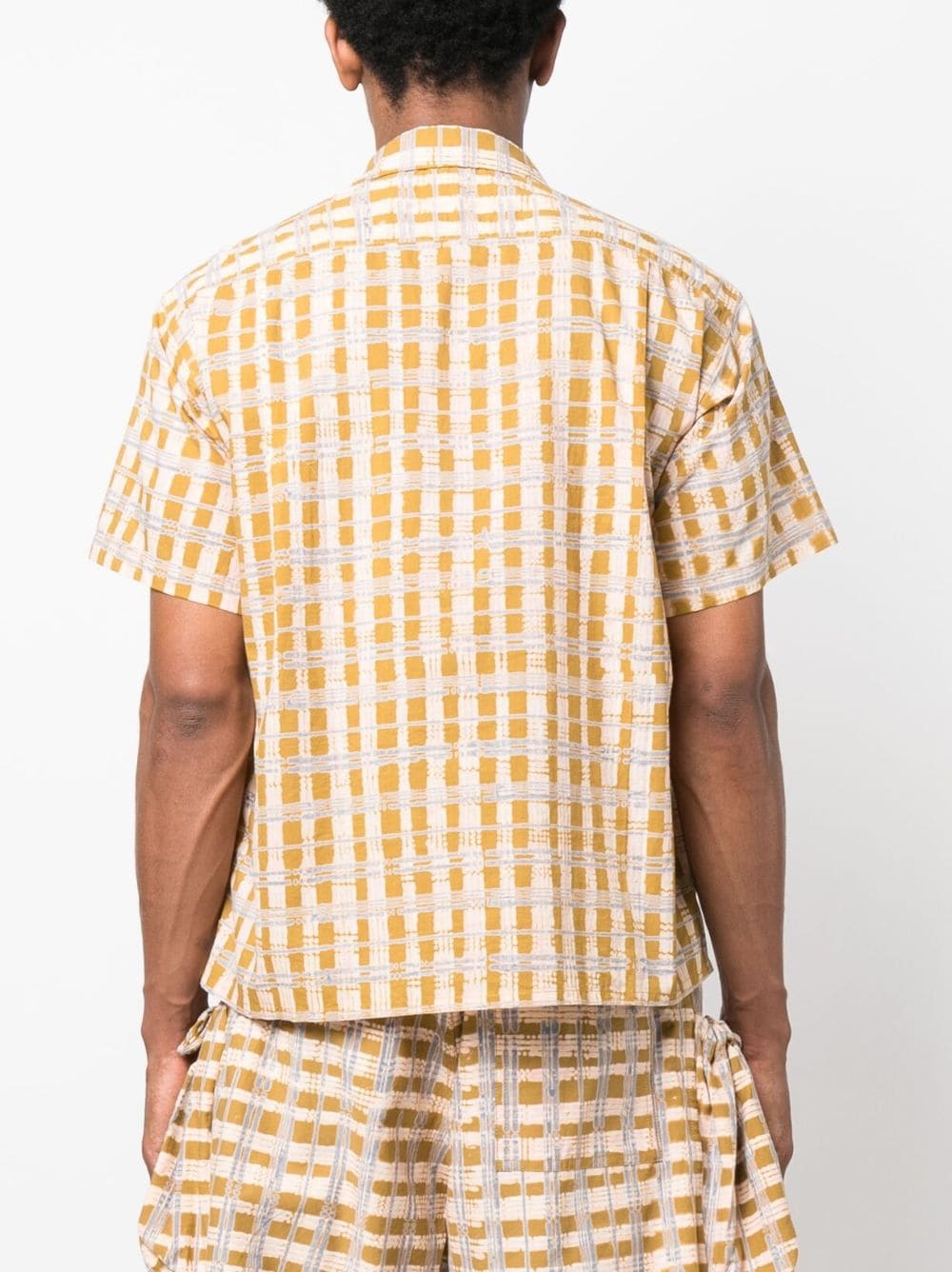 Shore checked cotton shirt - 4