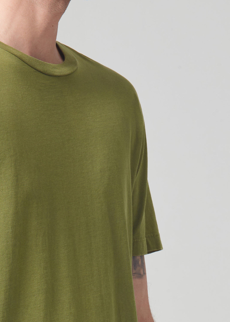Everyday Short Sleeve Tee In Moss 5