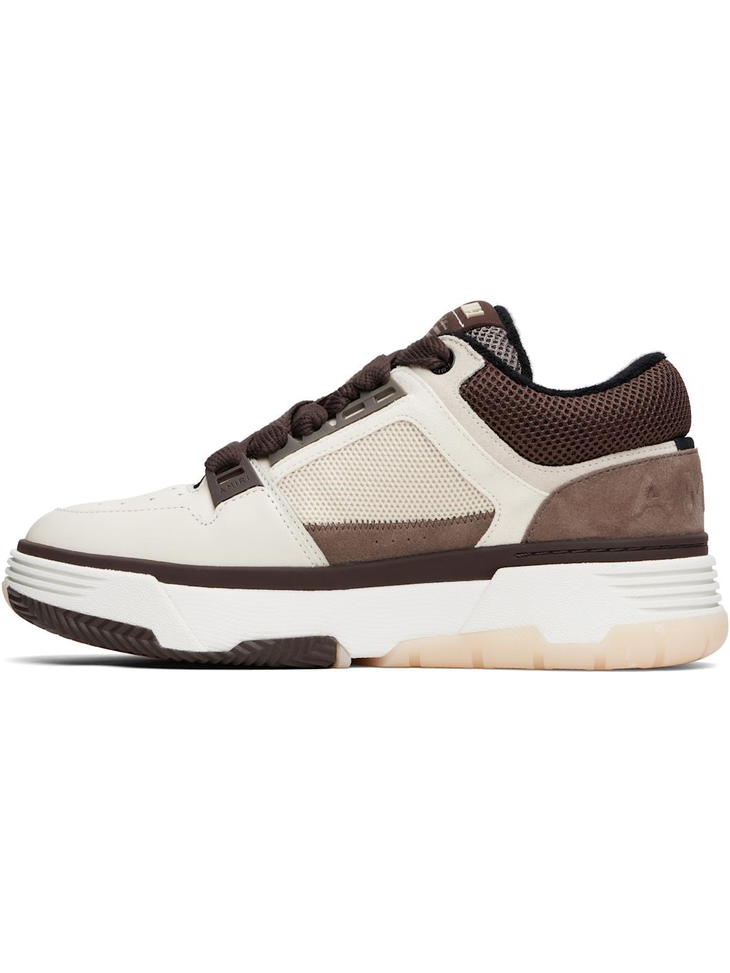 Off-White & Brown MA-1 Sneakers - 3