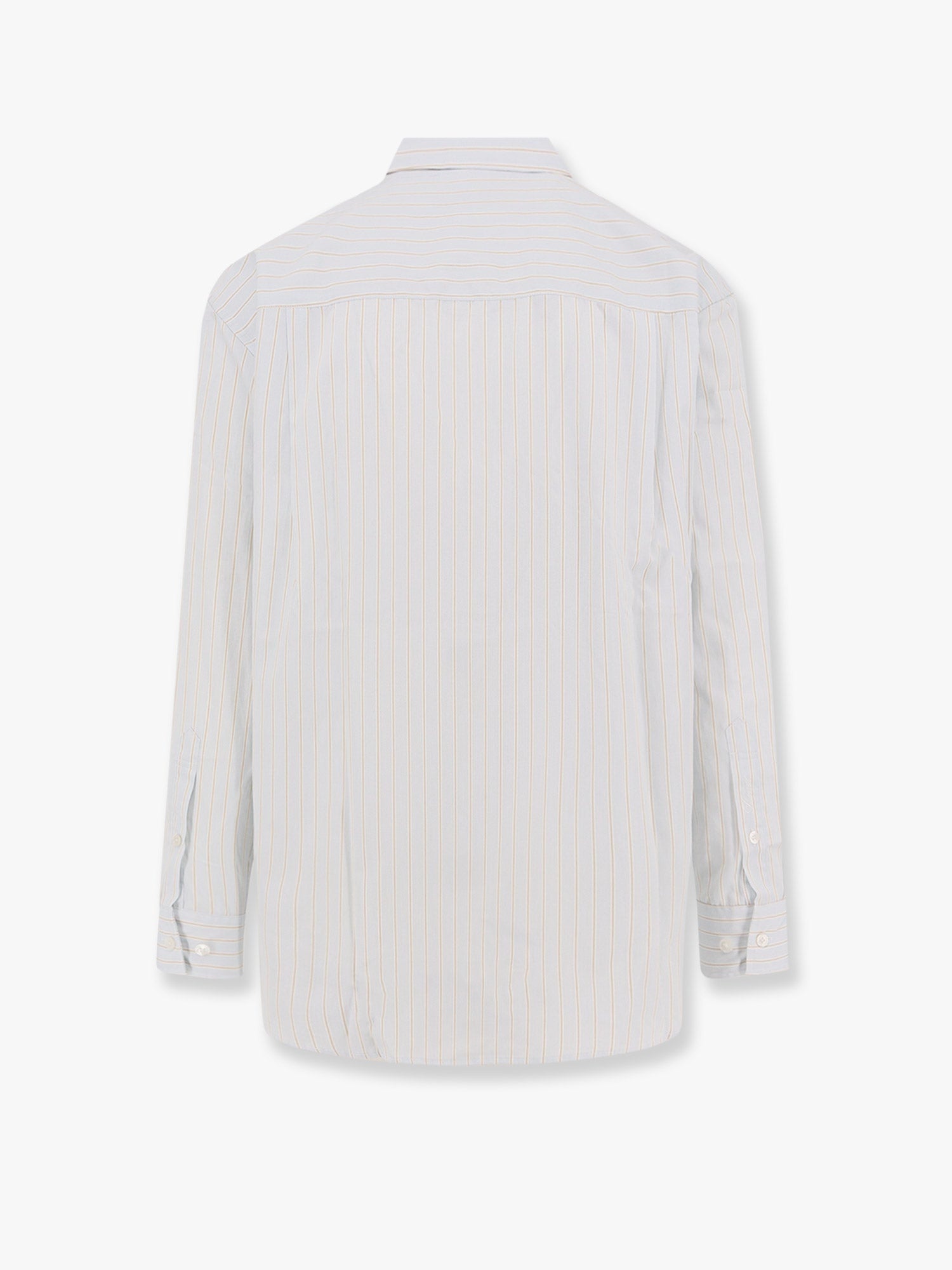 Oversized striped cotton shirt - 2
