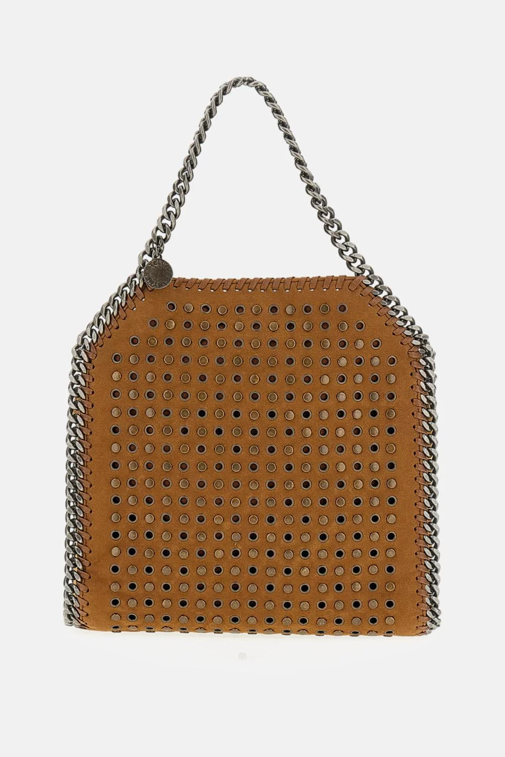 Mini Falabella Bag in Suede with Studs - 1