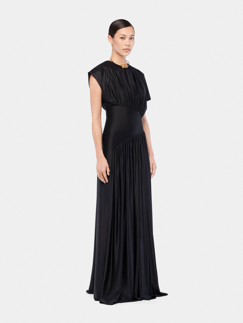 rabanne LONG DRESS WITH RUCHED DETAILS outlook