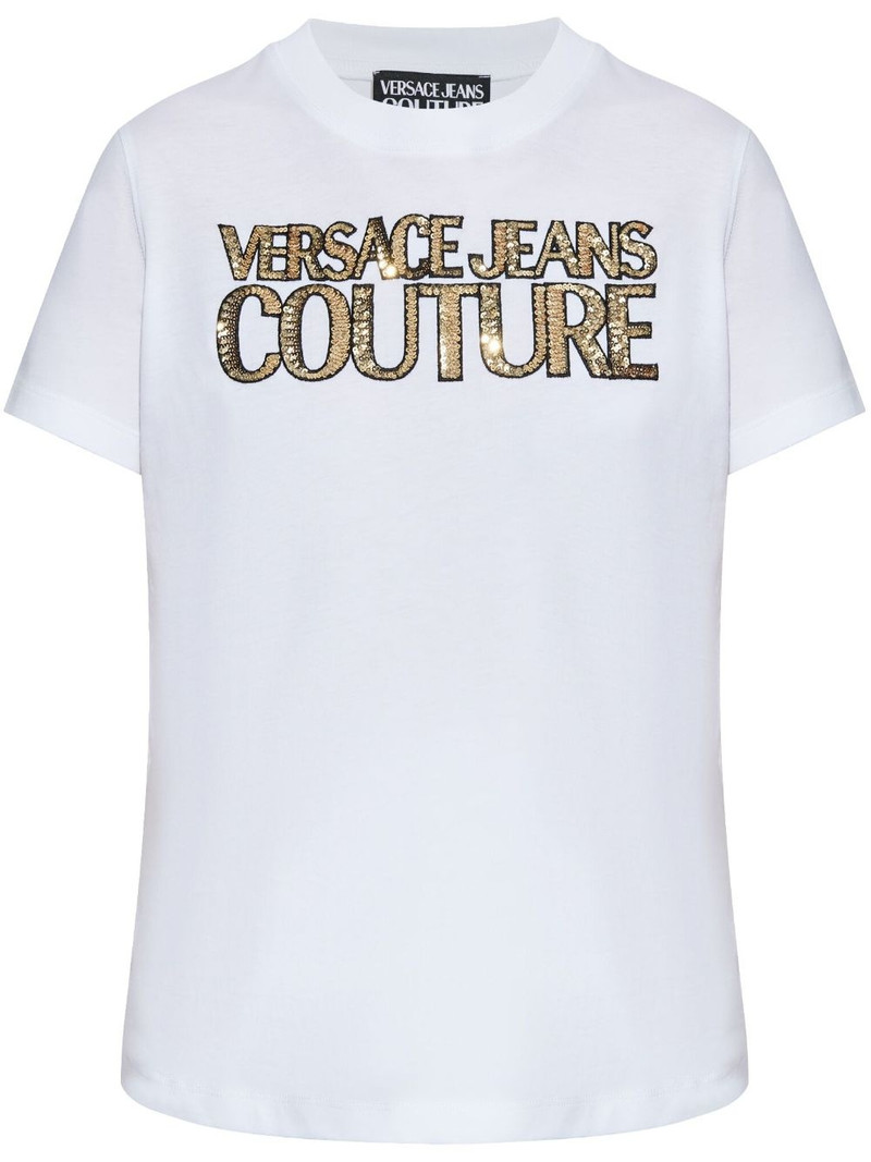 sequin-embellished T-shirt 1