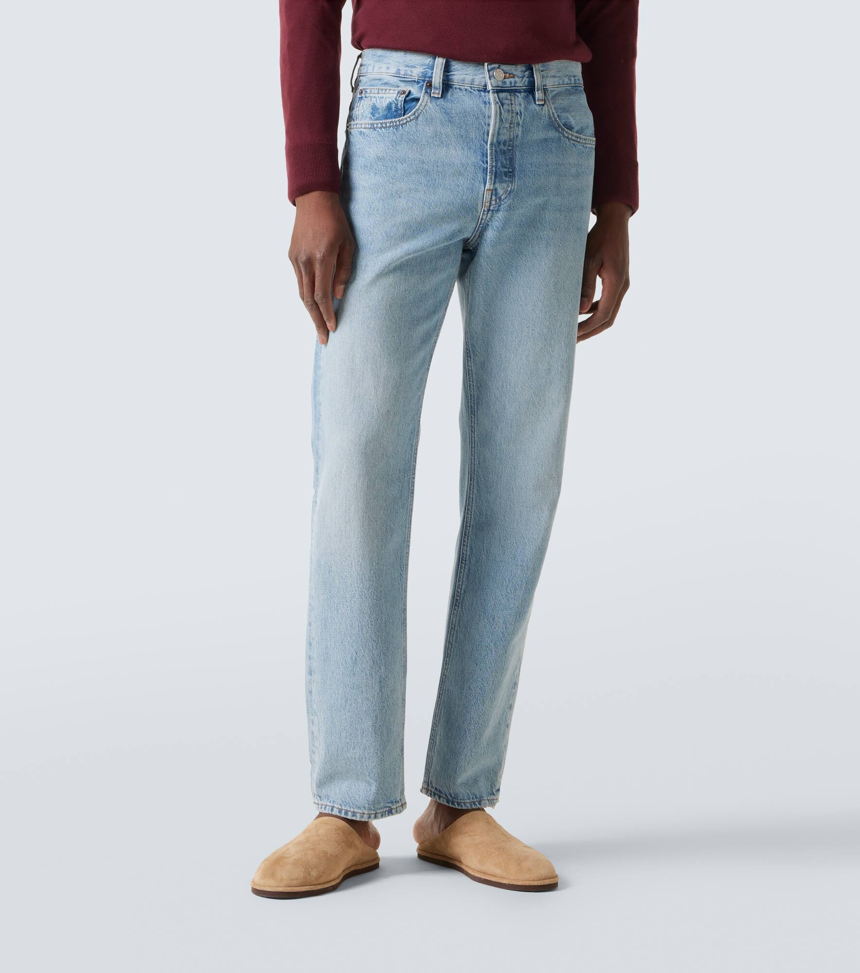 The Straight mid-rise straight jeans - 3