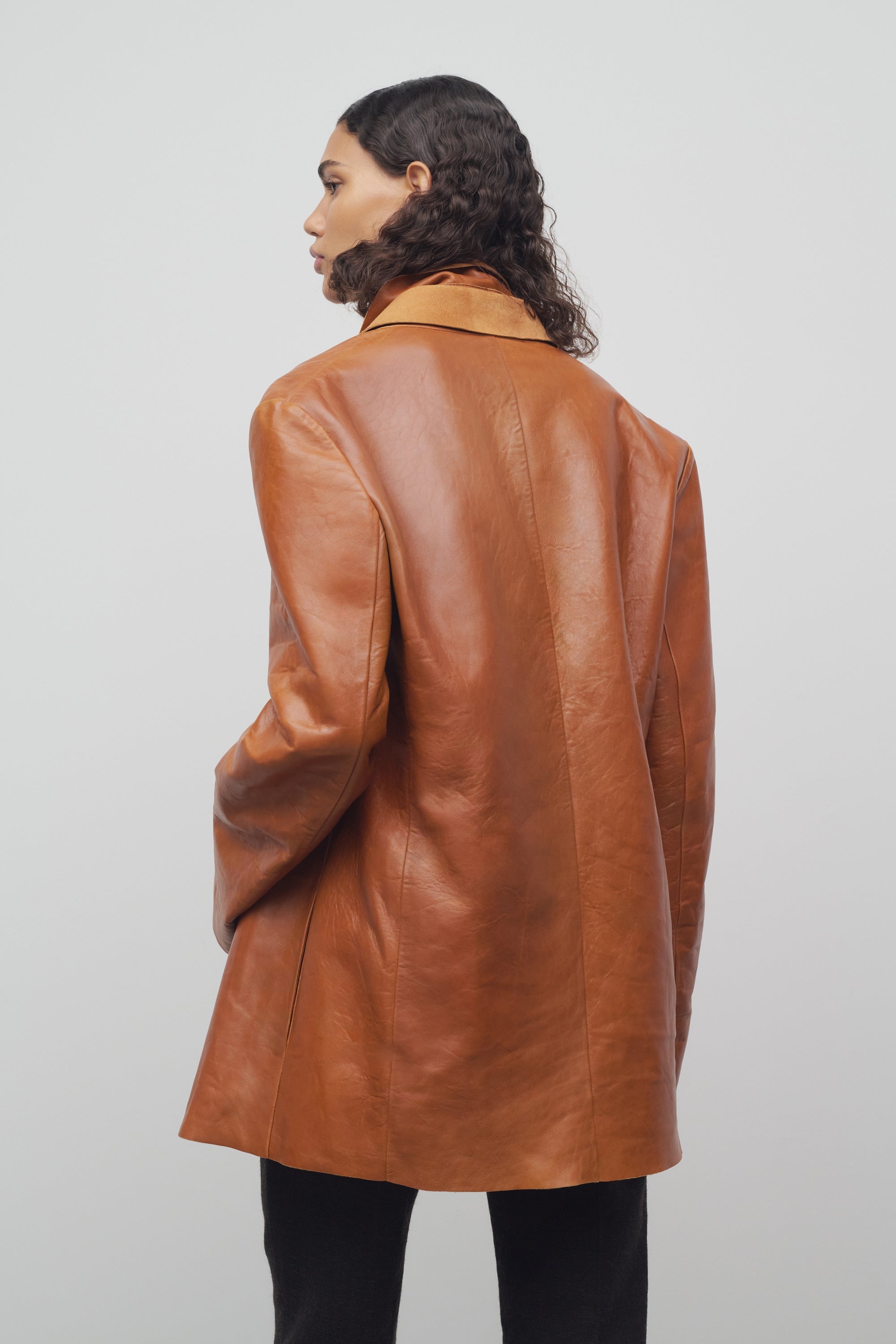 The Row Lysandre Jacket in Leather | REVERSIBLE
