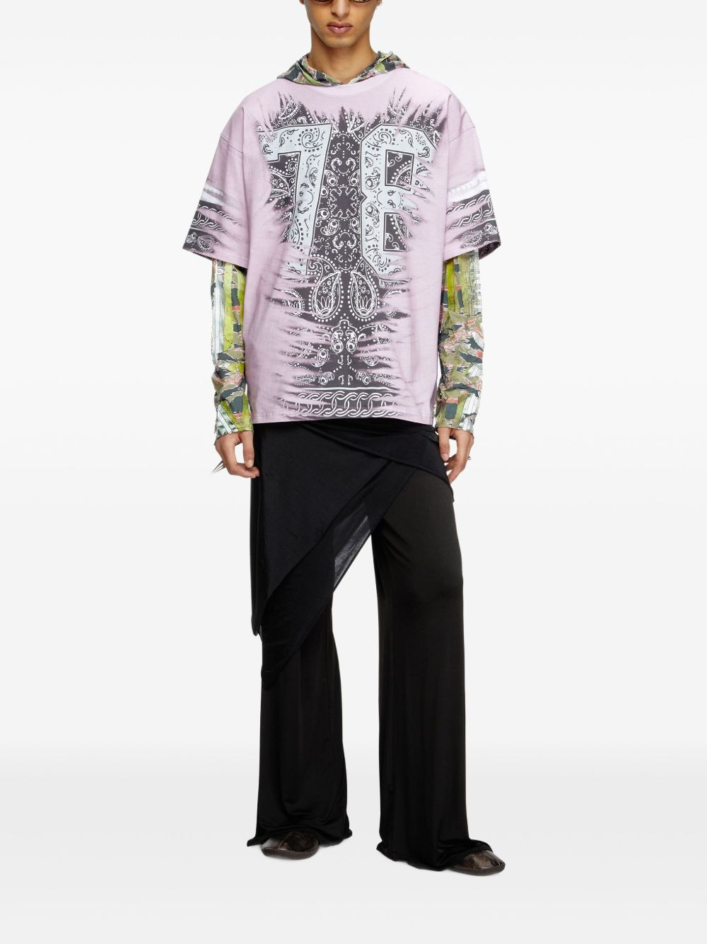 bandana-print T-shirt - 2