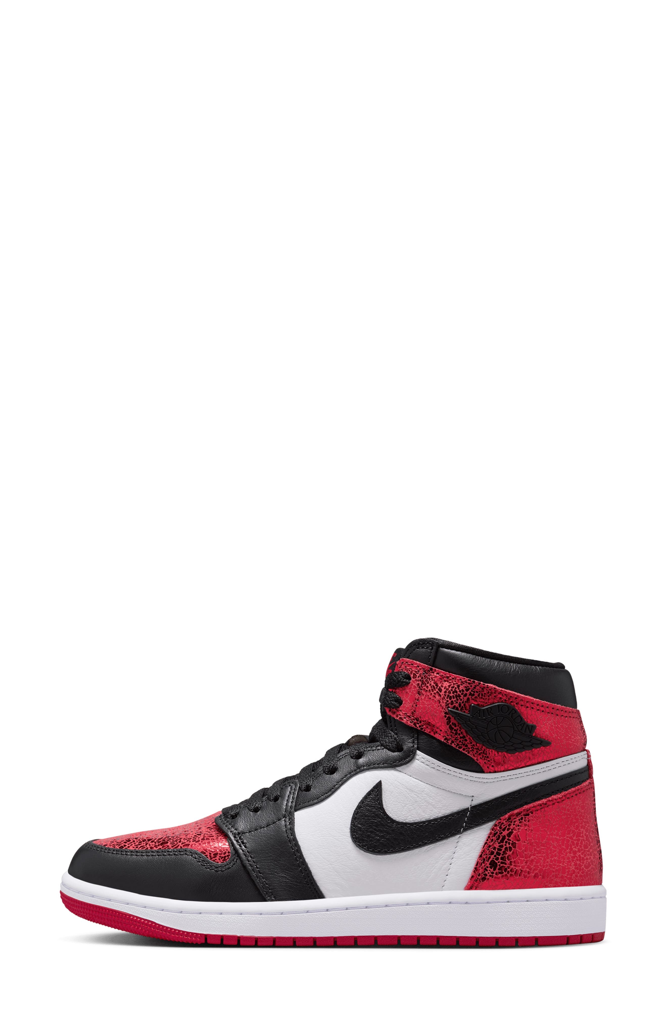 Air Jordan 1 Retro High Basketball Sneaker in Varsity Red/Black/White at Nordstrom - 7