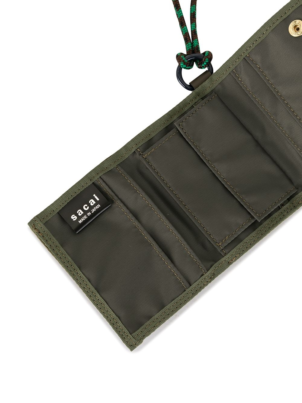 tri-fold wallet with neck strap - 2