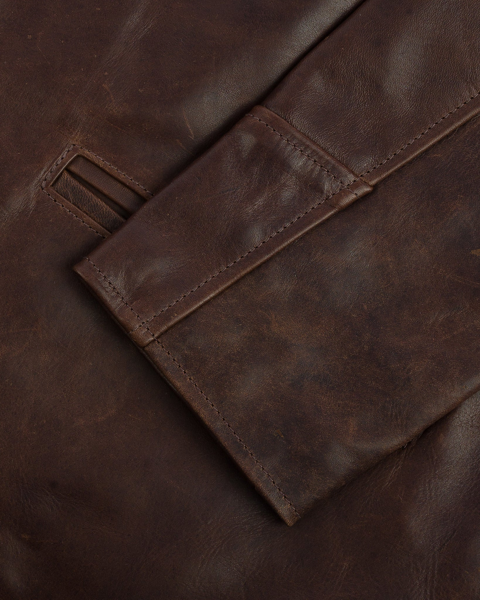 IHSB-SAV-BRN Iron Heart x Simmons Bilt Horsehide Savannah Jacket - Brown - 11