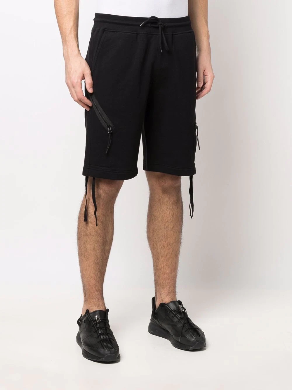 zip-pocket track shorts - 3