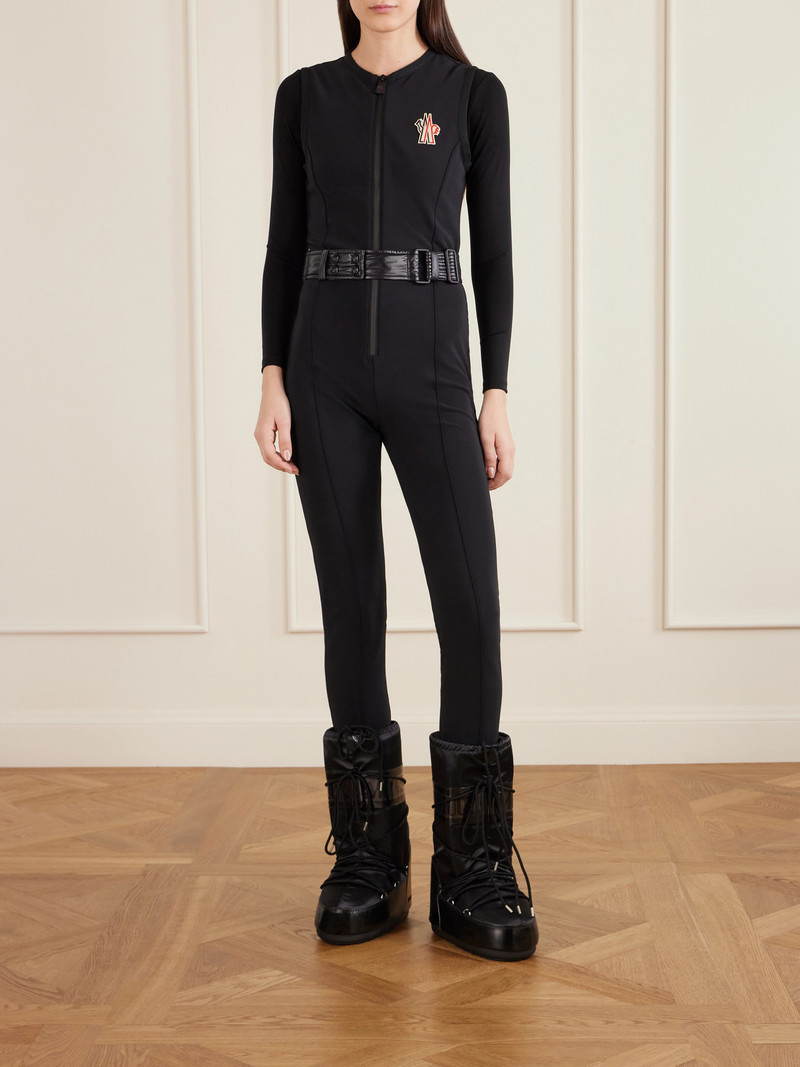 Moncler Grenoble Shell-trimmed Belted Neoprene Ski Suit outlook