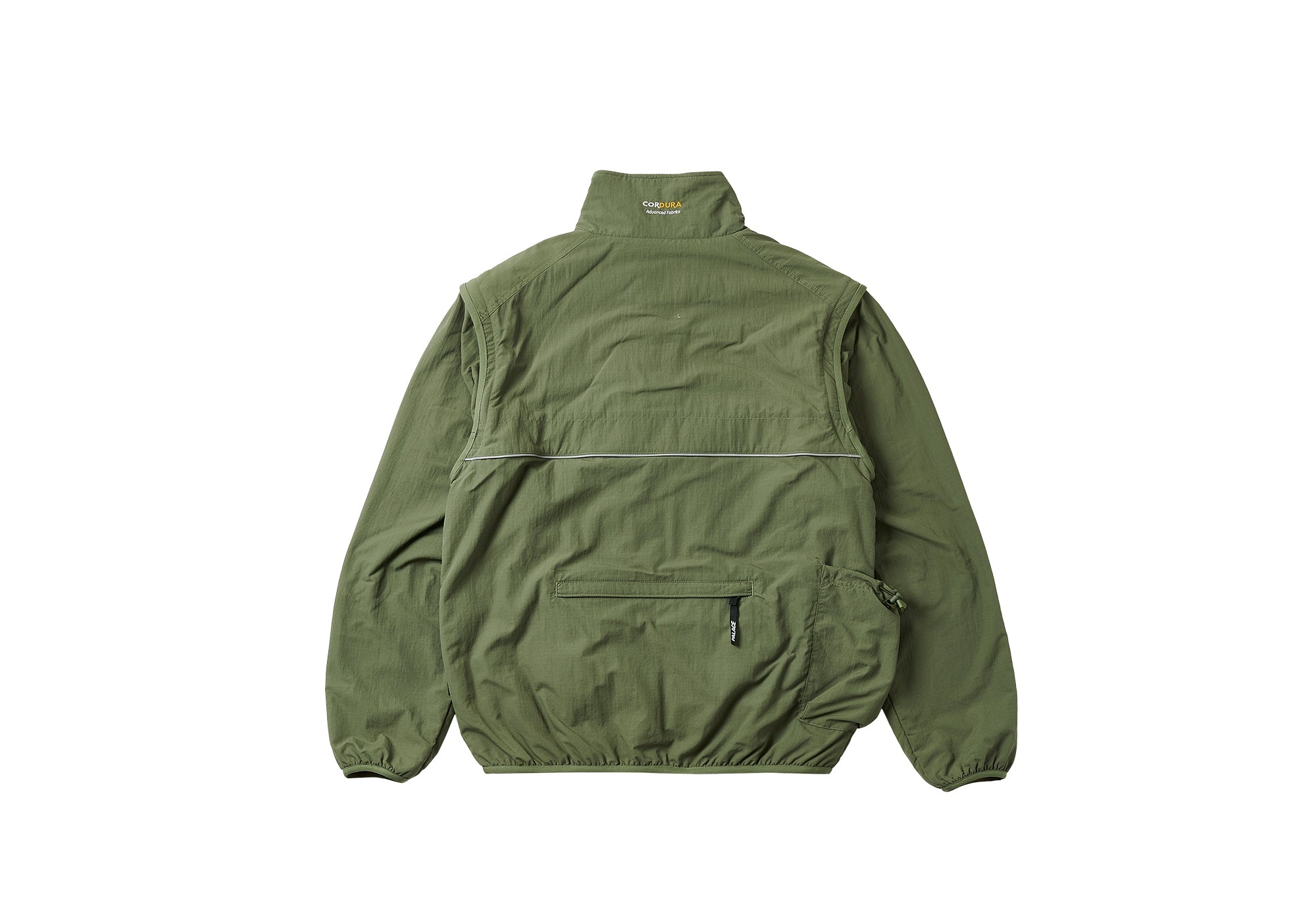 PALACE CORDURA RS ZIP OFF JACKET OLIVE | REVERSIBLE