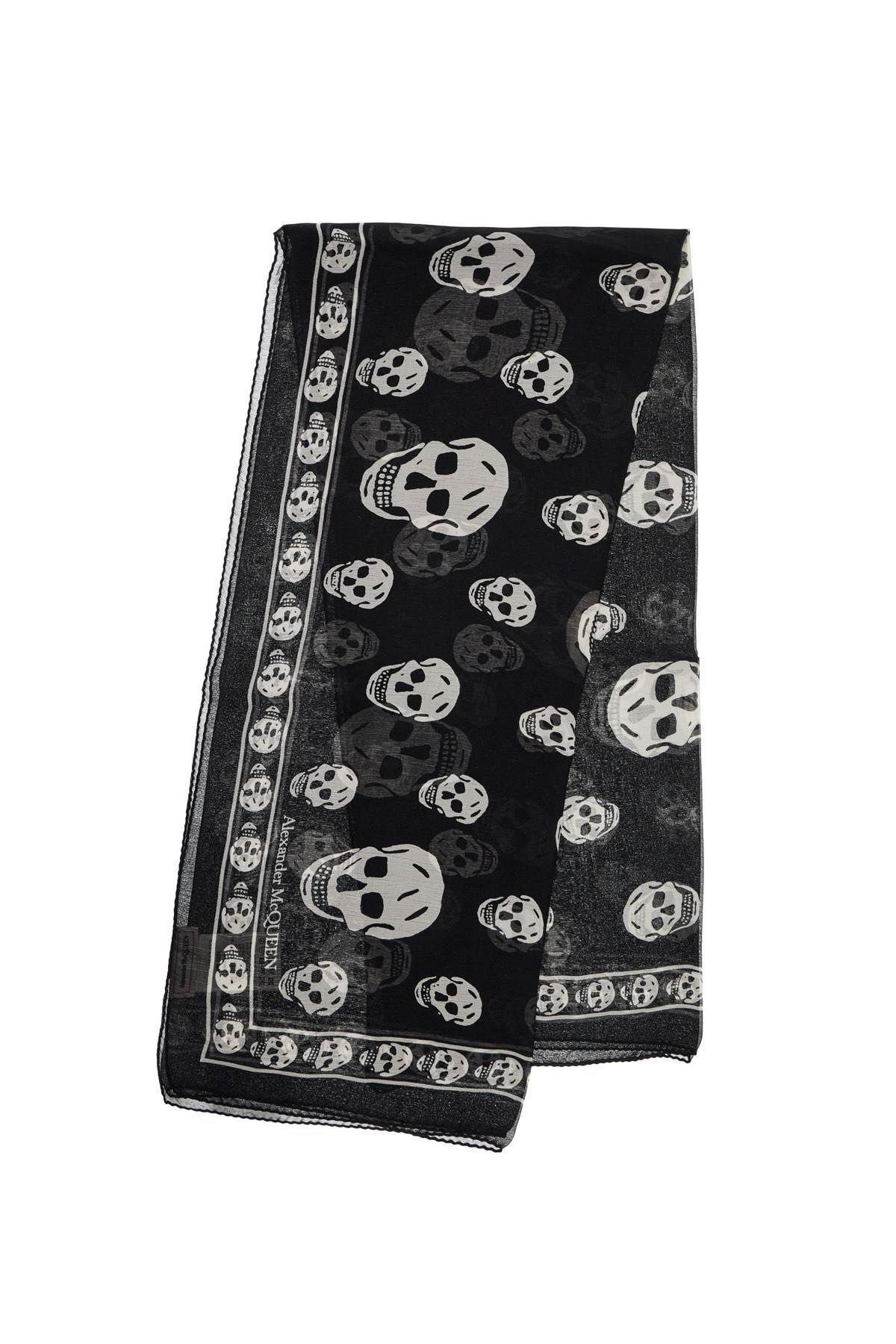 SILK SKULL SCARF - 3