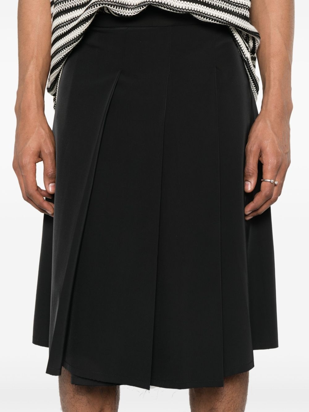 pleat-detailed skirt - 5
