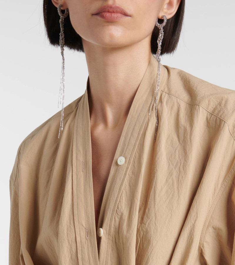 Belted cotton shirt dress 4
