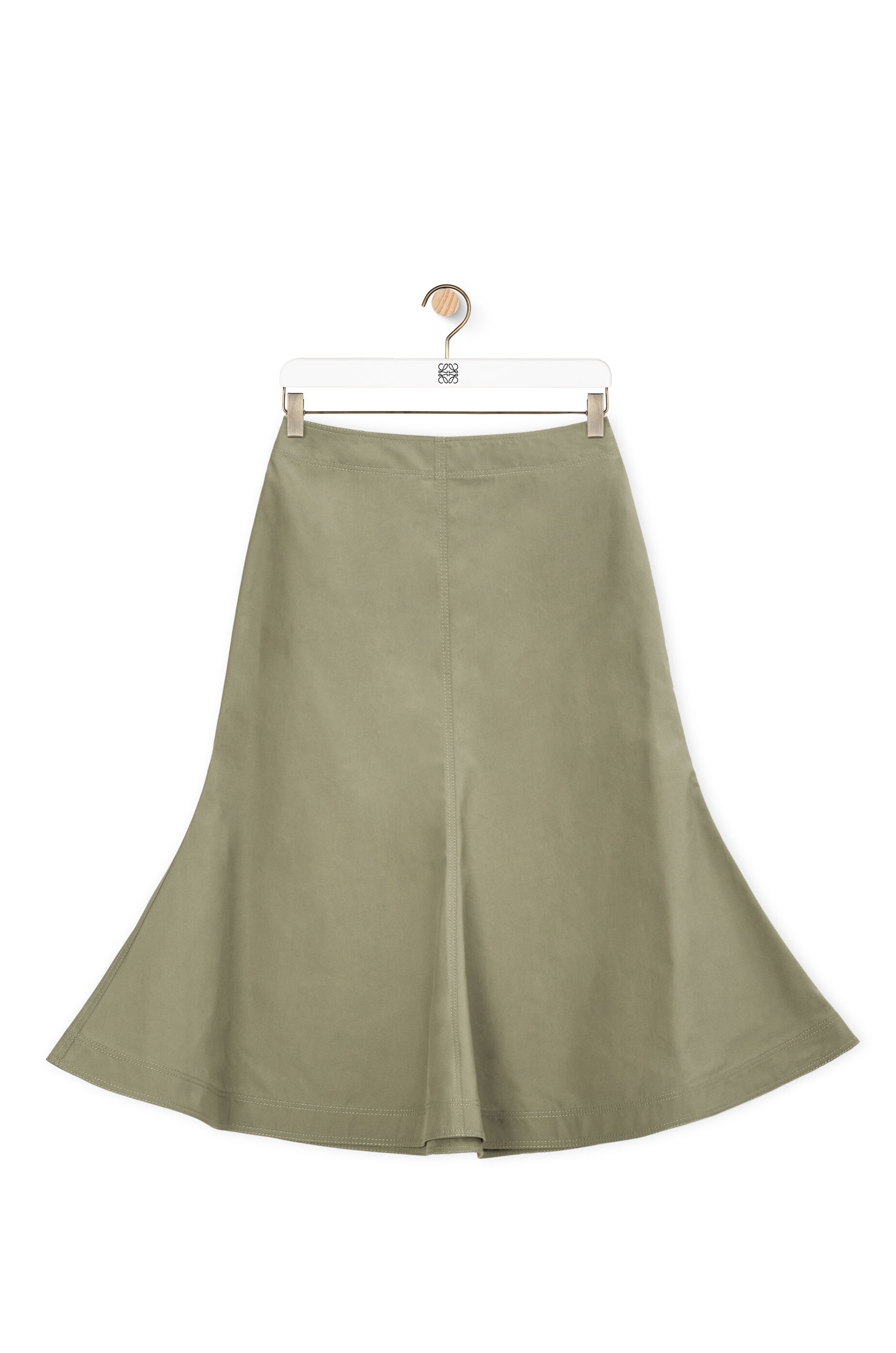 Midi skirt in cotton - 1