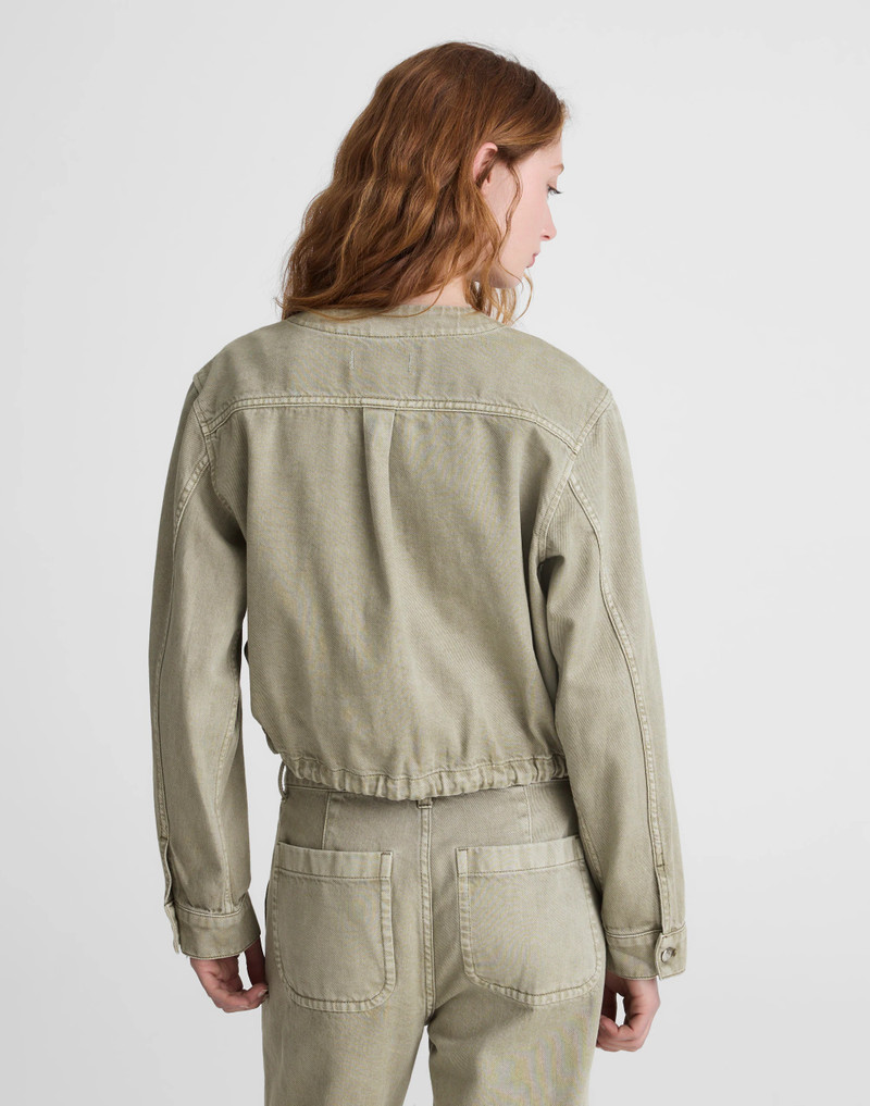 Madewell Drawstring Utility Jacket in Airy Denim outlook