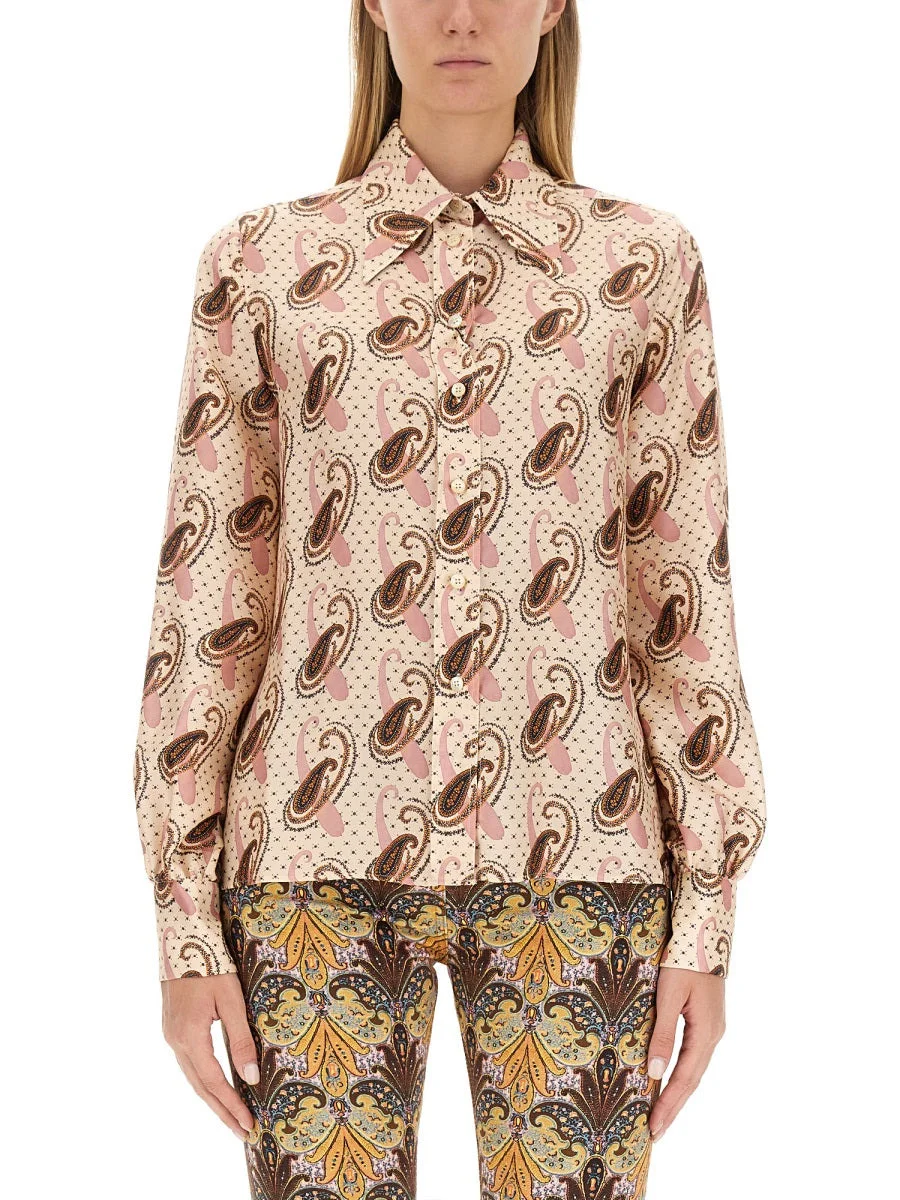 Etro Women Paisley Print Shirt - 1