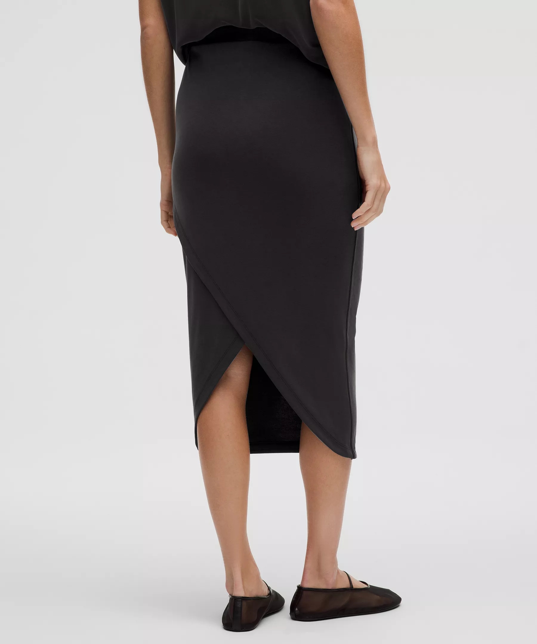 Drapey Softstreme Column Midi Skirt - 3