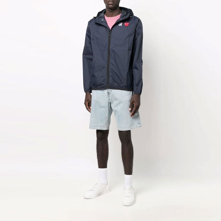 COMME des GARCONS PLAY x K-Way Zip Jacket 'Navy' P1J501-NAVY - 3