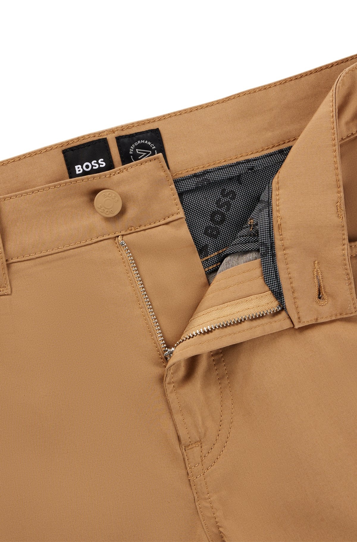 REGULAR-FIT JEANS IN SATIN STRETCH DENIM - 6