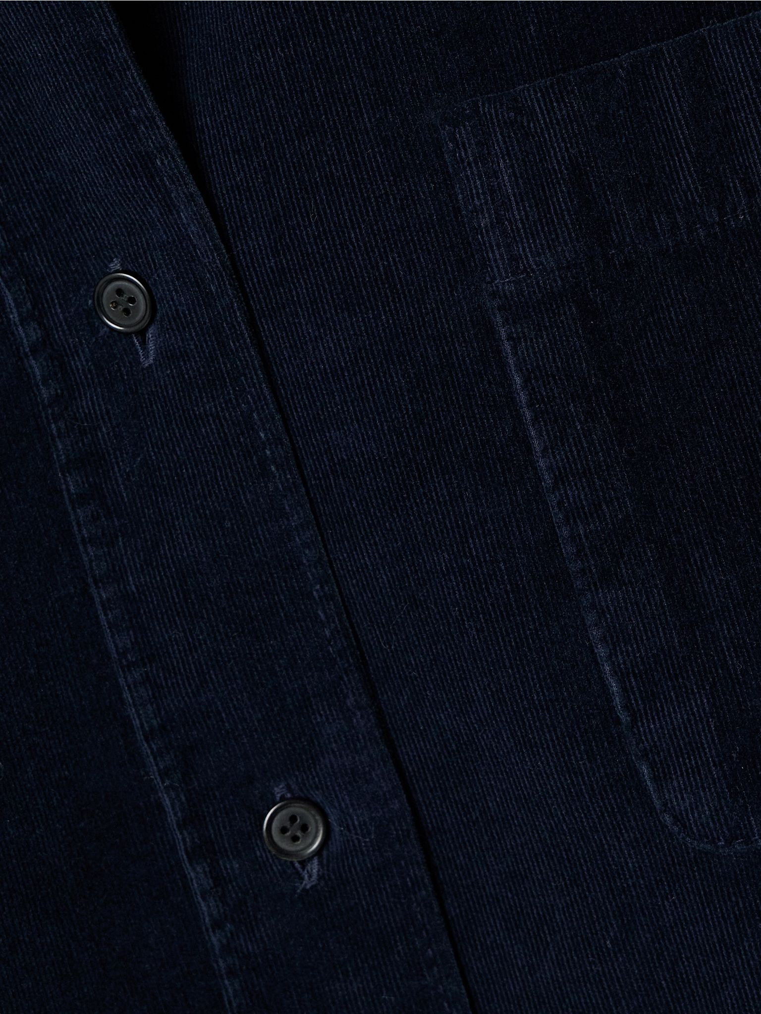 Nesson cotton-corduroy shirt Blue - 5