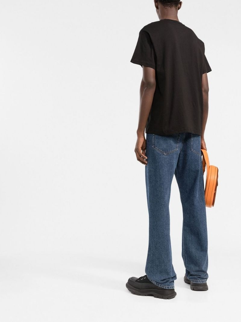 logo-patch cotton T-shirt 4