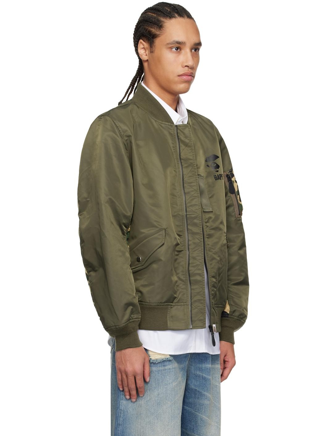 Green 1st Camo Bomber Jacket - 2