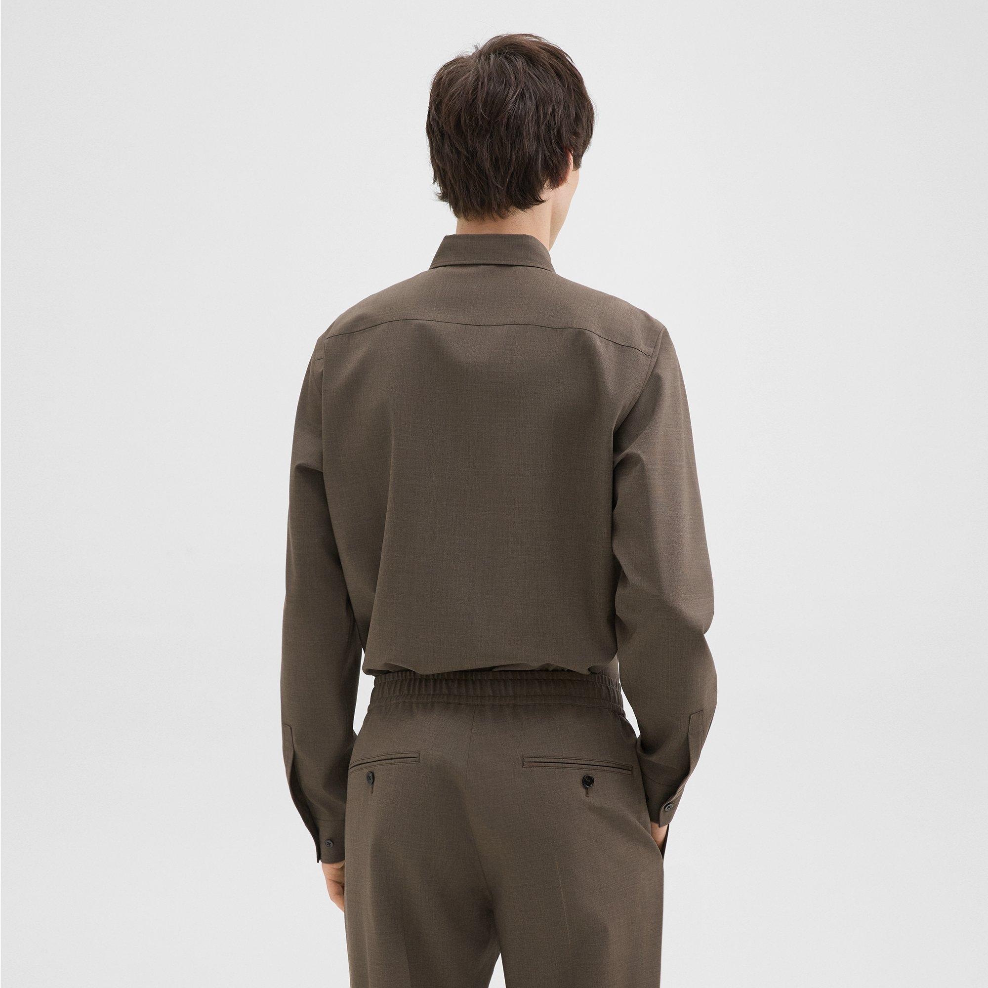 Hugh Shirt in Virgin Wool - 4