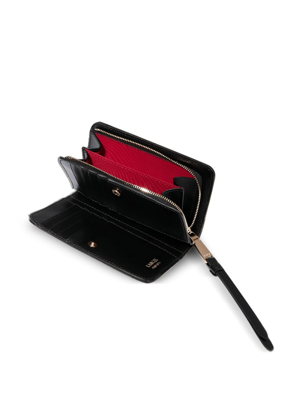 Origami rectangular zip compact wallet - 4