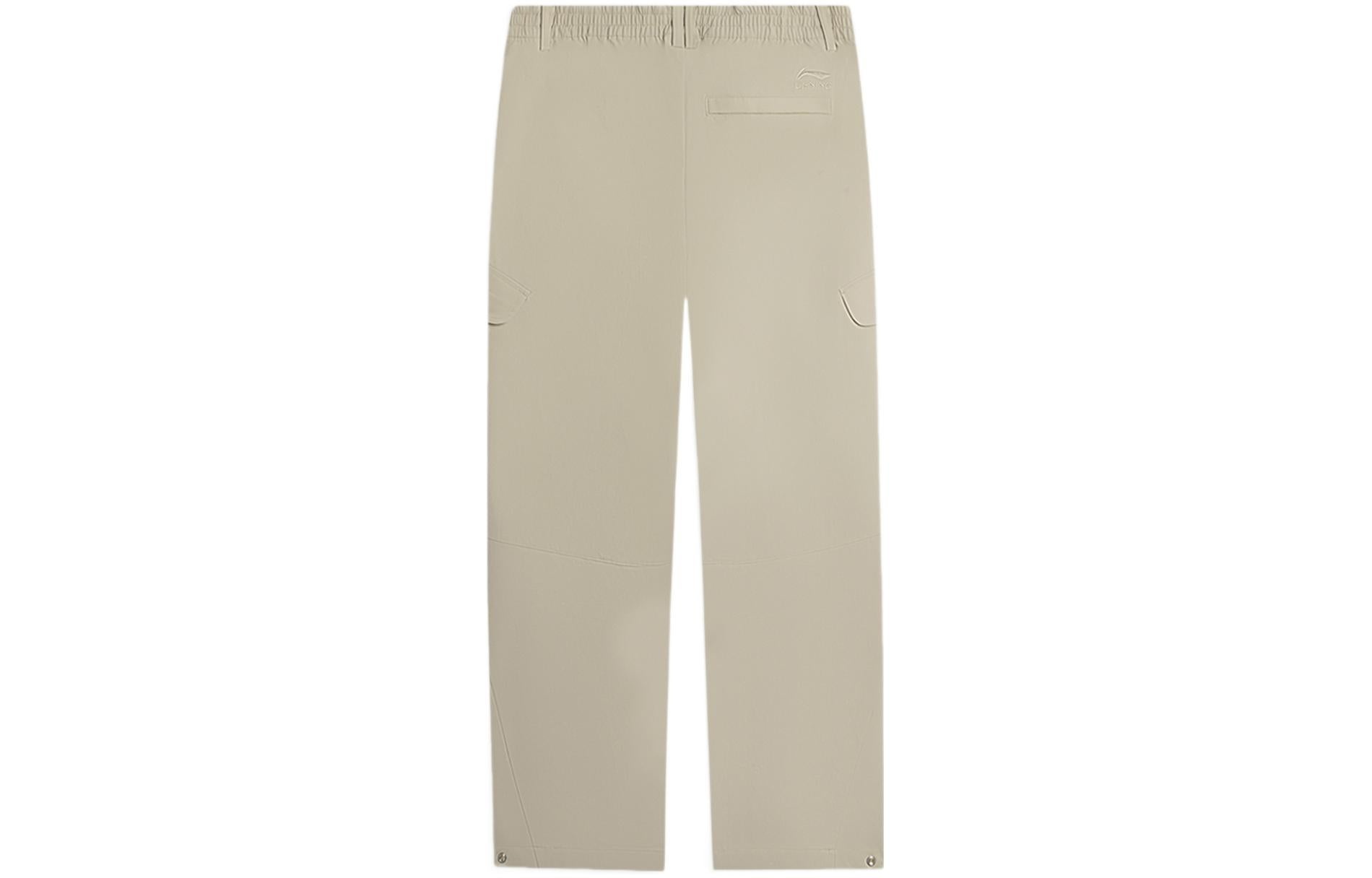 Li-Ning Classic Cargo Pants 'Beige' AKXSB41-2 - 2