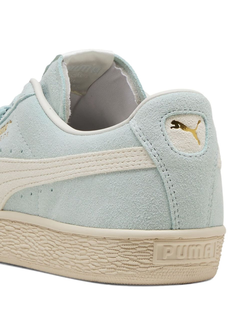 suede "Green/White" sneakers - 4